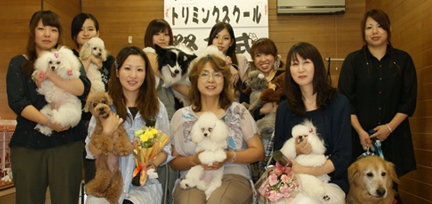 チルミーハウス トリミングスクール修了式
